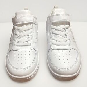 Nike Court Borough Low 2 PSV [BQ5451-100]  Youth Casual Shoes White/White